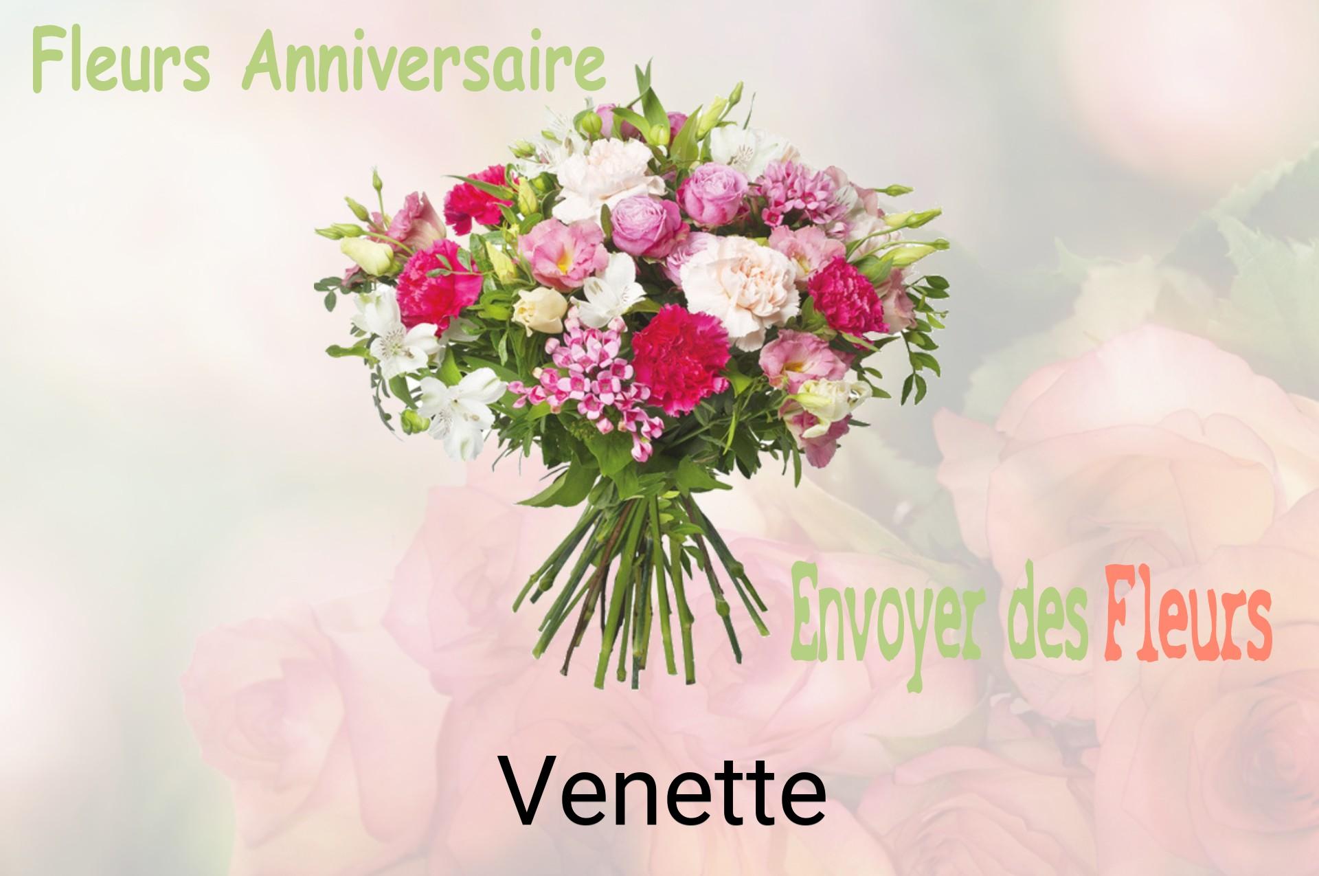 Bouquet de fleurs d’anniversaire livré à Venette